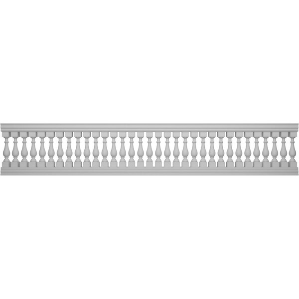 Ekena Millwork Traditional Balustrade Railing Kit Style N (5 7/8" On-Center Spacing to Pass 4" Sphere Code) BALK37X192TRN - main